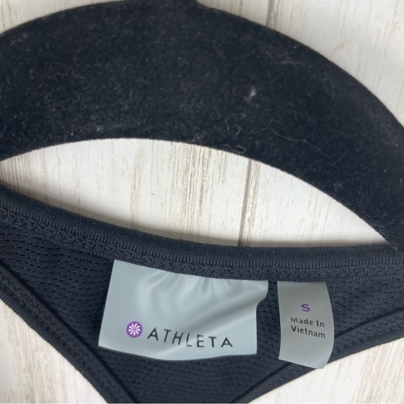 Athleta black reach restore open back strappy tank Small - Picture 5 of 8